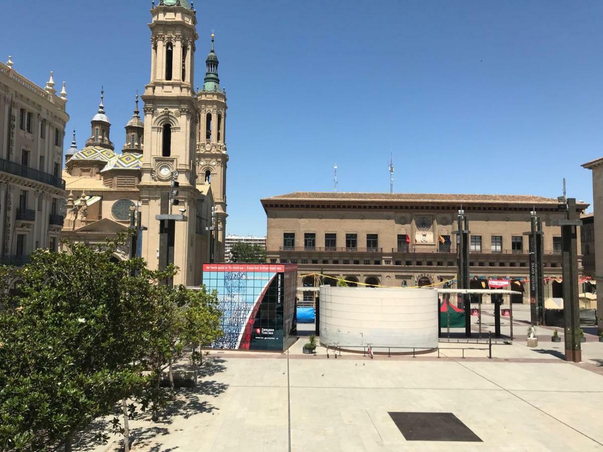 AZ El Balcón a la Basílica Saragoça Exterior foto